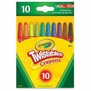 Crayolas Twistables 10 Colores Ref. 7158
