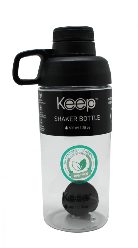 Botella600 ML con Shaker Ball- Keep